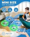 E-SMARTER Mini Drone for Kids with Lights & Flips
