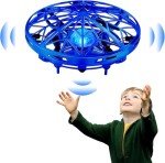 LED Mini UFO Drone for Kids – 360° Rotation