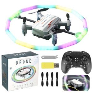 Aolwaco Mini Kids Drone with LED Lights