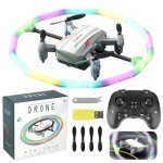 Aolwaco Mini Kids Drone with LED Lights