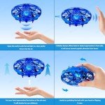 LED Mini UFO Drone for Kids – 360° Rotation