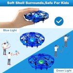 LED Mini UFO Drone for Kids – 360° Rotation