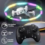 Aolwaco Mini Kids Drone with LED Lights