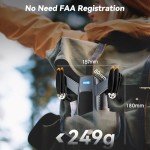 HYTOBP P17 4K GPS Drone with 3 Cameras