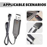 3-Pack USB Charger for 3.7V Drone Batteries