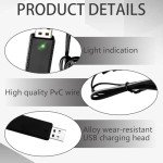 4-Pack USB Charger Cable for 3.7V Drones