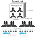 Craznick Low Noise Propellers for DJI Neo 8 pcs