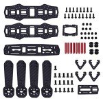 250MM Quadcopter Drone Frame Kit - Carbon Fiber