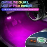 2PCS Rechargeable LED Strobe Lights with Remote