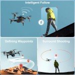 OBEST GPS 4K Drone for Beginners with 2 Batteries