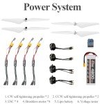 HAWK’S WORK F450 DIY Drone Kit & Accessories