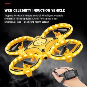 Mini Hand & Watch Controlled Light-up Drone