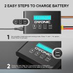 OVONIC Mate1 Lipo Battery Charger - Smart & Compatible