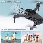 4K Mini Drone with Camera and 3 Batteries
