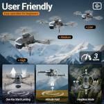 2K Camera Drone with Obstacle Avoidance and Altitude Hold