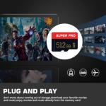 512GB Class 10 Micro Memory Card with Adapter