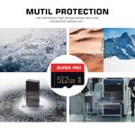 512GB Class 10 Micro Memory Card with Adapter