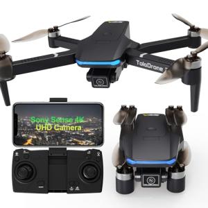 Toladrone 4K UHD GPS Camera Drone for Beginners