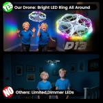 DEERC D13 Mini Drone for Kids with LED Lights