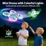 Skeufy Mini Drone with LED Lights for Kids