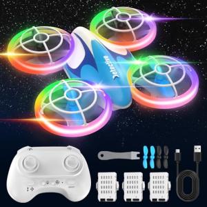 LED Mini Drone for Kids with 3 Batteries