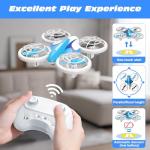 LED Mini Drone for Kids with 3 Batteries