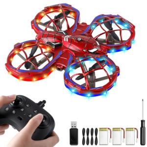 Kids Remote Control Mini Drone with LED Lights