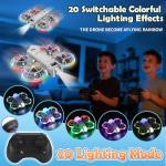 Mini Drone with LED Lights and Fun Features