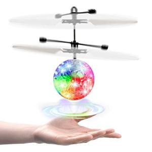 Kizplays LED Flying Ball Helicopter for Kids