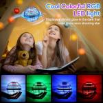360° Hand-Controlled Flying Ball Toy with Lights