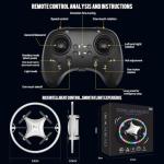 Mini Drone for Kids with LED Lights & 360 Flip