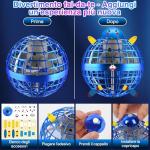 360° Hand-Controlled Flying Ball Toy with Lights