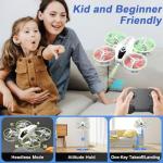 Aolawco Mini Drone for Kids with LED Lights