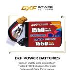 DXF 6S 1550mAh 150C Lipo Battery (2 Pack)