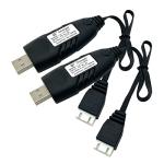 11.1V Lipo Battery Charger Cables - 2 Pack
