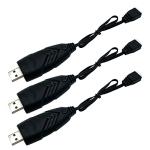 11.1V Lipo Battery Charger Cables - 2 Pack