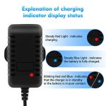 Haisito Smart Battery Charger with Universal Adapters