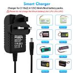 Haisito Smart Battery Charger with Universal Adapters
