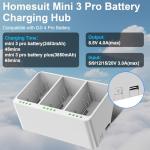 Homesuit Mini 3 Battery 2-Pack with Charging Hub