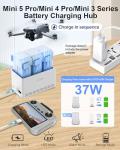 LKTOP Mini Drone Battery Charging Hub with LED