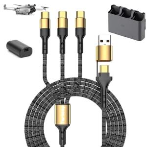 3-in-1 Fast Charging Cable for DJI Drones