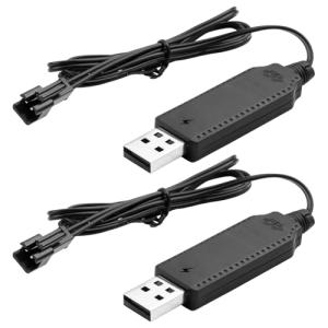 USB Charging Cable for RC Battery - 2 Pack