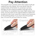 Craznick 32-Pack Quiet Propellers for DJI Mini