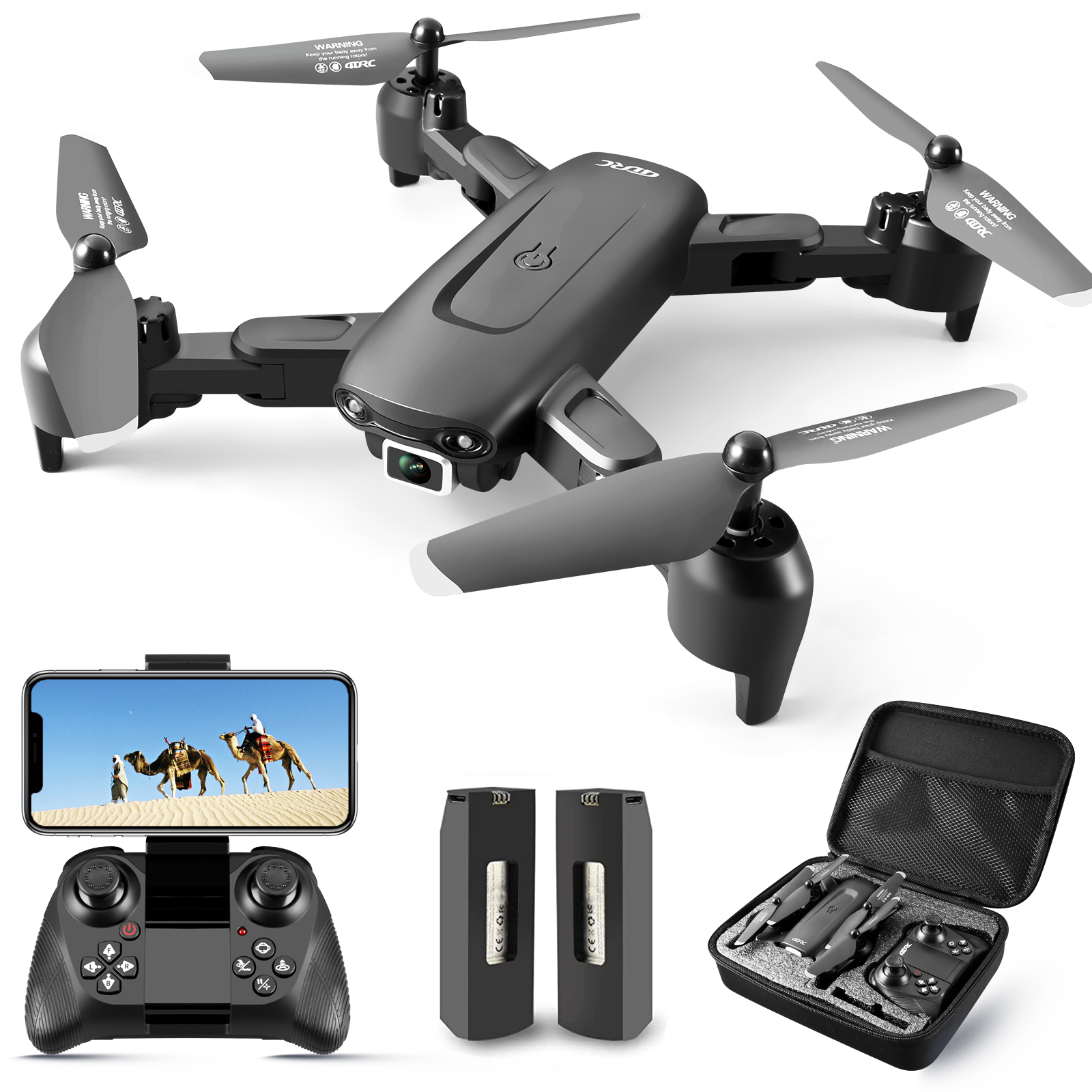 720P FPV Camera Quadcopter for Kids & Adults