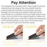 Craznick Low Noise Replacement Propellers for DJI Mavic