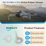 RongZy DJI Mini 4 Pro Gimbal Rubber Replacement