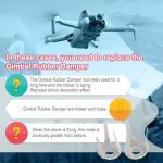 RongZy DJI Mini 4 Pro Gimbal Rubber Replacement