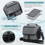 RAINSMORE Waterproof Camera Sling Bag with Tripod