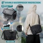 RAINSMORE Waterproof Camera Sling Bag with Tripod