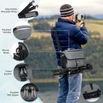 RAINSMORE Waterproof Camera Sling Bag with Tripod